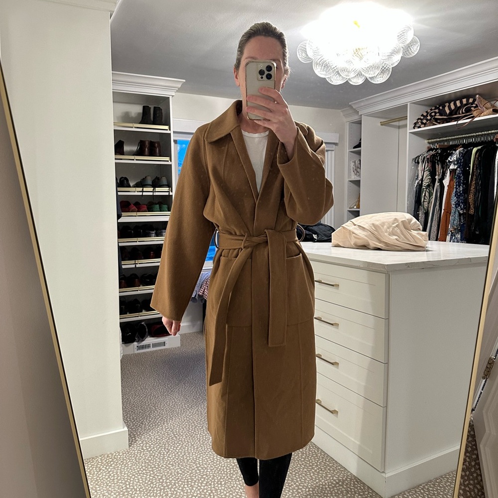 A.L.C. Tan Belted Coat